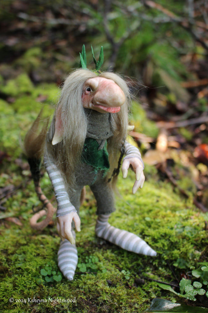 Hillnar - OOAK Troll Art Doll