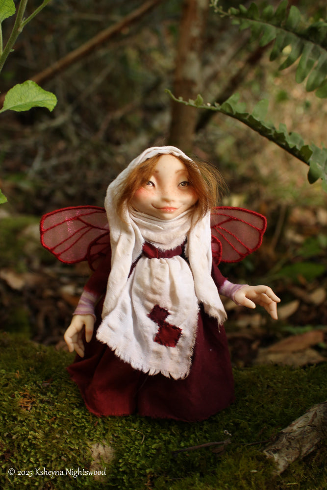 Ellinda - OOAK Fairy Art Doll