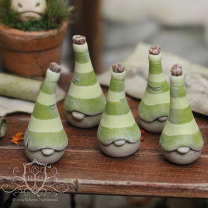 Potion Bottle - Green Striped Gnome