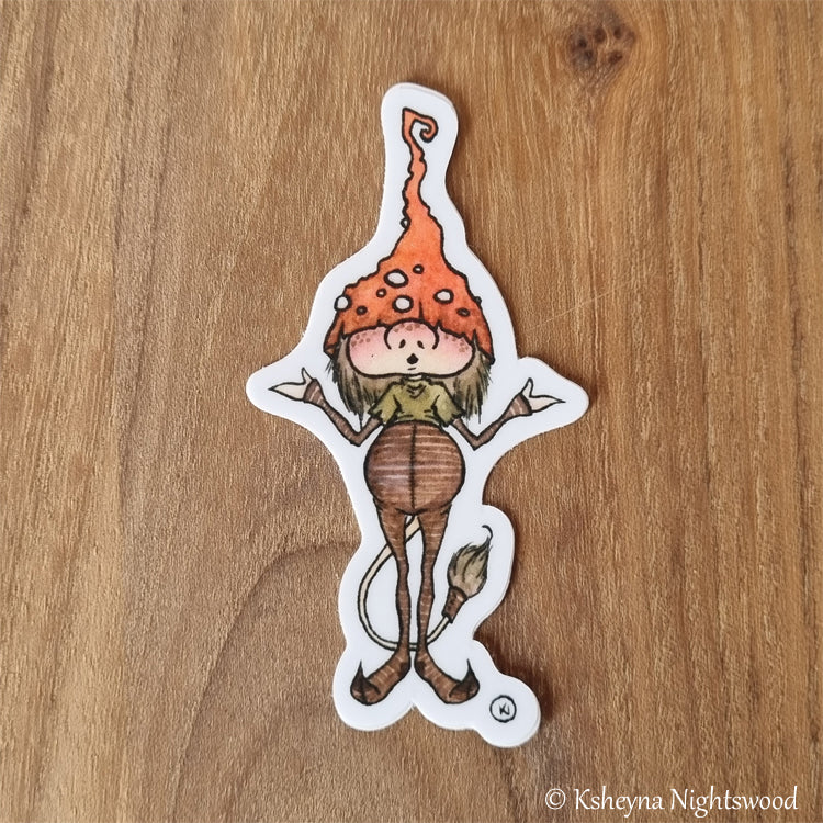 Mushroom Brownie #1 - Vinyl Sticker