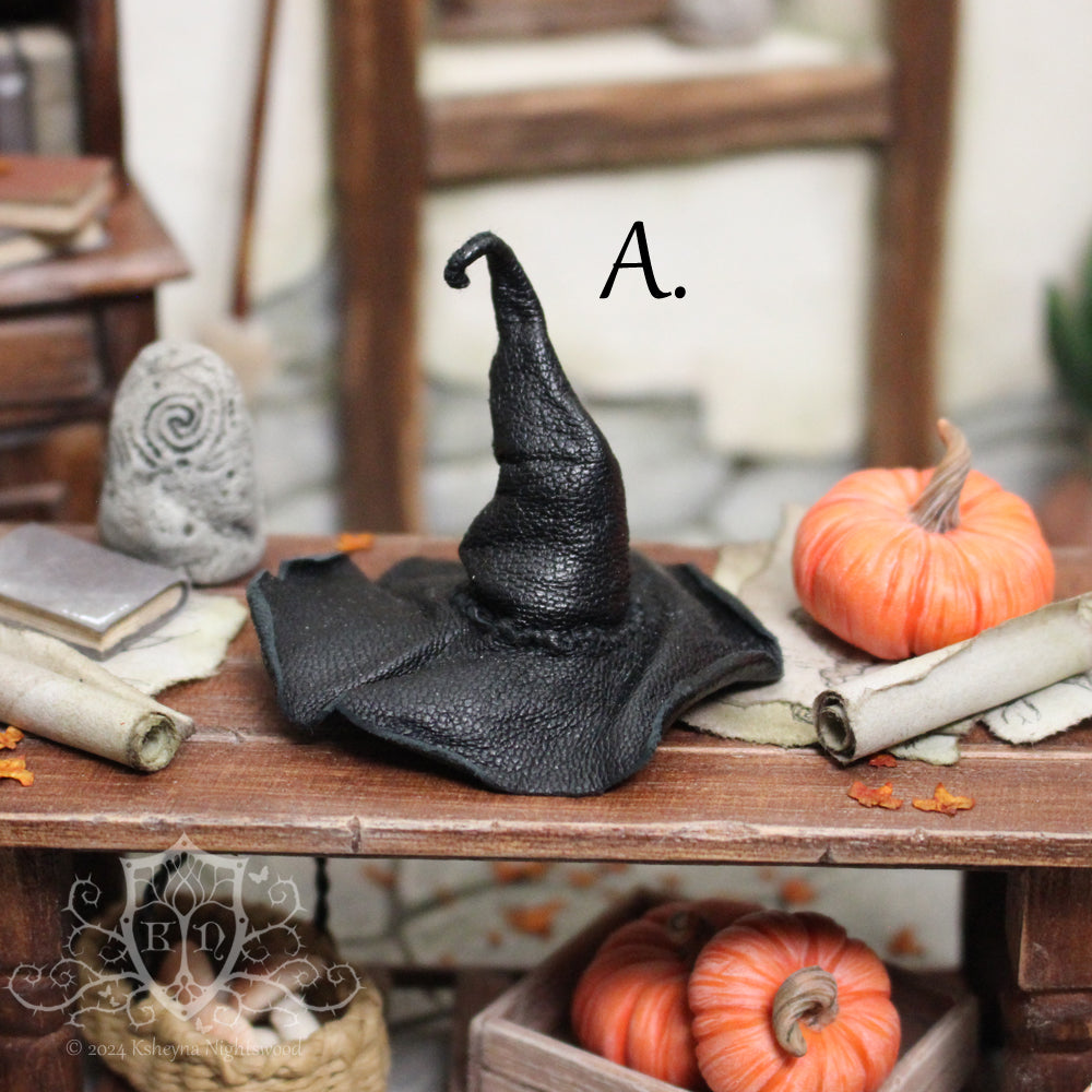 Leather Witches Hat