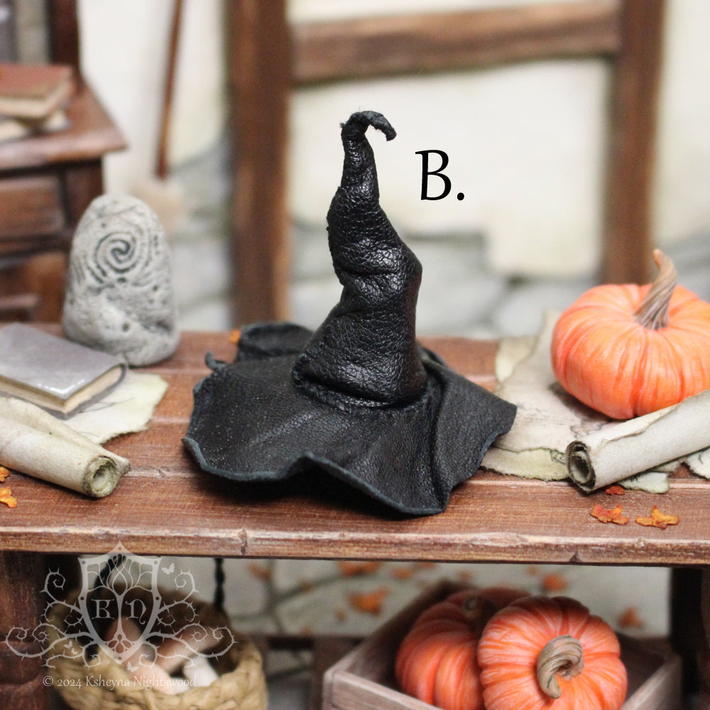 Leather Witches Hat