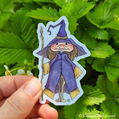 Purple Brownie Mage - Vinyl Sticker